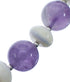 Native American Navajo Amethyst and Mother of Pearl Bead Sterling Silver Necklace JX126708